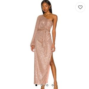 Worn Once - Revolve Dress - Womens XS - Sequin Gown - Bridesmaid or Gala Dress